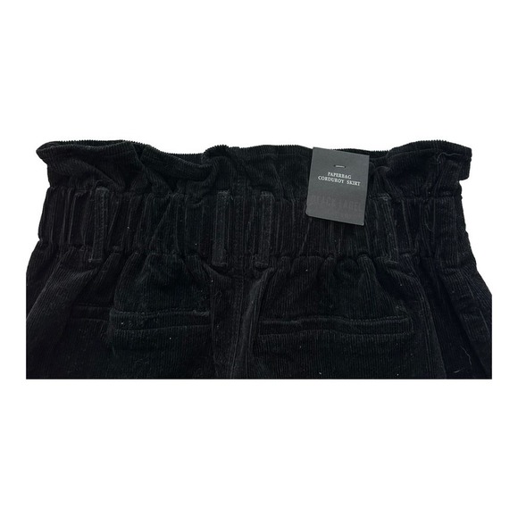 NWT Black Label by  C'est Toi Velvet Black Mini Skirt - Picture 4 of 7